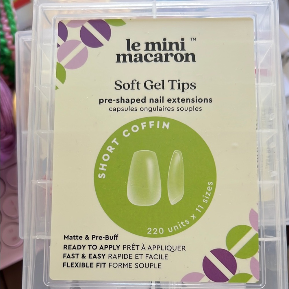 White Soft Gel Tips for Nail Extensions